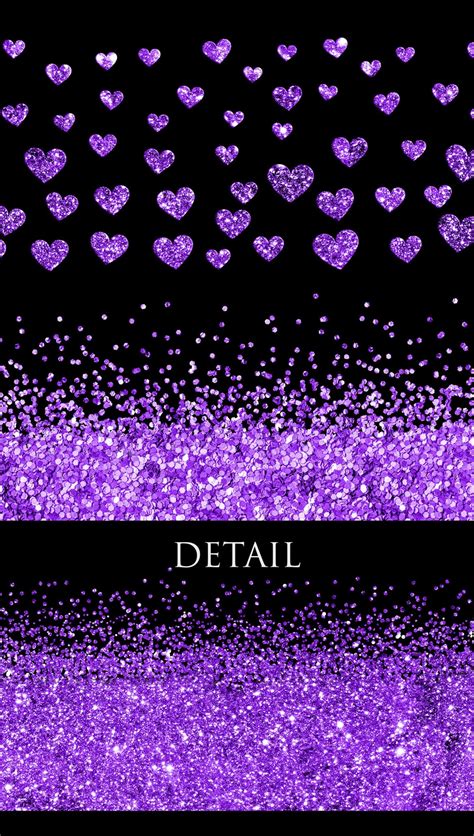 16 Purple Glitter Borders Border Overlays Digital Files - Etsy