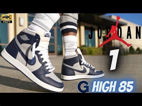 JORDAN 1 GEORGETOWN 85 HIGH DETAILED REVIEW ON FEET W LACE SWAPS