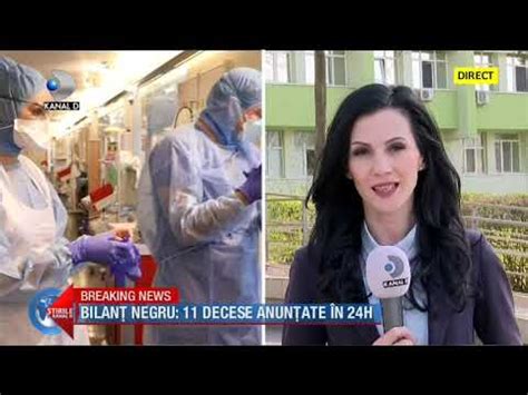 Stirile Kanal D Bilant Negru Pentru Romania De Infectii