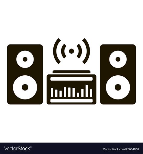 Sound System Icon Simple Style Royalty Free Vector Image