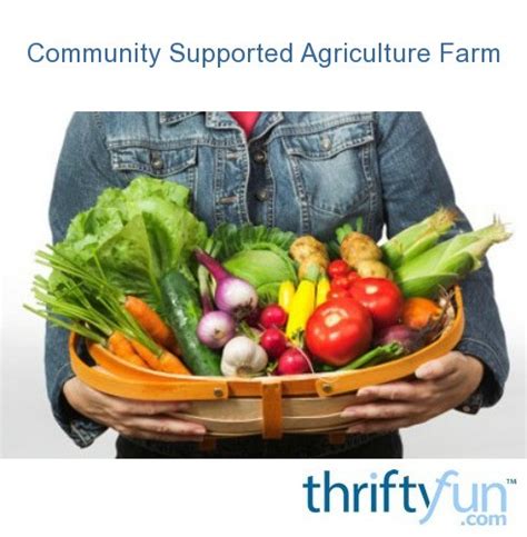 Community Supported Agriculture Farmcsas A Gardening Alternative