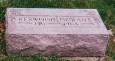 Kerwood Durant 1911 1968 Find A Grave Memorial