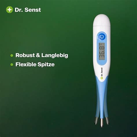 Dr Senst Fieberthermometer Mit Flexibler Spitze Ttt48 De