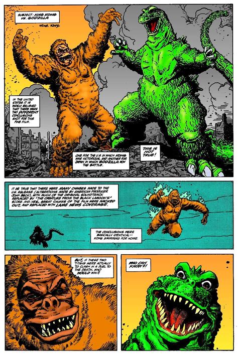 KING KONG vs GODZILLA by Arthur Adams - colorized by JES86 : r/GODZILLA