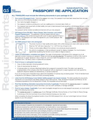 Fillable Online Reapply For A Full Validity Passport G3 Visas