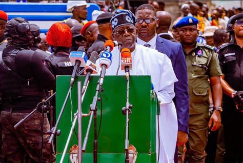 Full Text Inaugural Address By President Bola Ahmed Tinubu Spy Gist