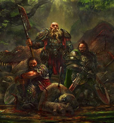 Dwarves - final version by Grosnez on deviantART | Fantasy dwarf ...