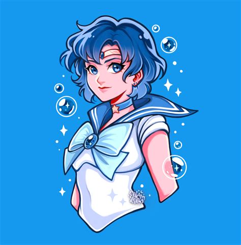 Sailor Mercury By Elbydraws On Deviantart