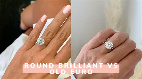 Round Brilliant Cuts Vs Old European Cuts Youtube