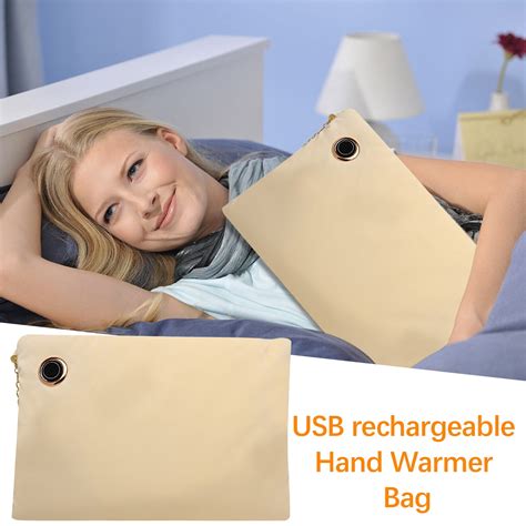 KQJQS Graphene Heating Hand Warmer Bag USB Rechargeable Explosion Proof