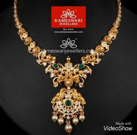 Pin By Laksmisaritha Mutyala On Things To Wear Gold Necklace Designs