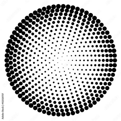 Halftone circle background, halftone dot pattern Stock Vector | Adobe Stock