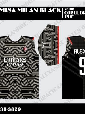 Uniforme De Futebol Milan Compre Produtos Personalizados No Elo7