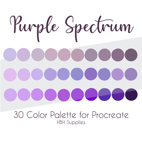 Purple Procreate Palette Purple Procreate Colors Procreate Tools Ipad Procreate Purple Hex