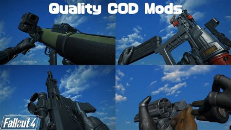 Fallout4 Quality Call Of Duty Weapon Mods Reload Animation And Sound フォールアウト4 Cod Mw 武器 Mod