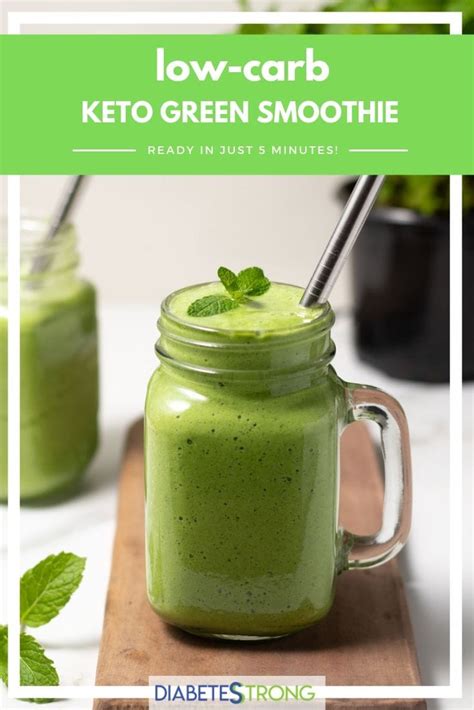 Easy Green Keto Smoothie Diabetes Strong