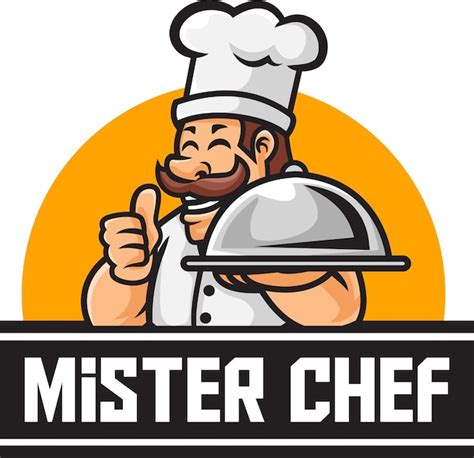 Premium Vector Vector Illustration Of Chef Mascot Logo With Premium