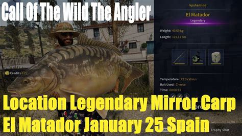 Call Of The Wild The Angler Location Legendary Mirror Carp El Matador