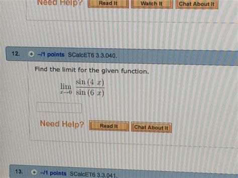 Solved Find The Limit For The Given Function Lim X Right Chegg