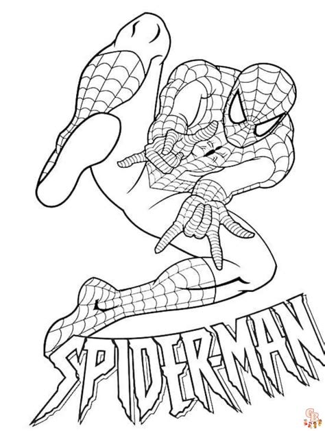 Dibujos Para Colorear Spiderman Para Niños