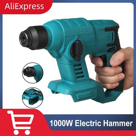 1000W 8600IMP Rechargeable Electric Hammer Cordless Multifunction