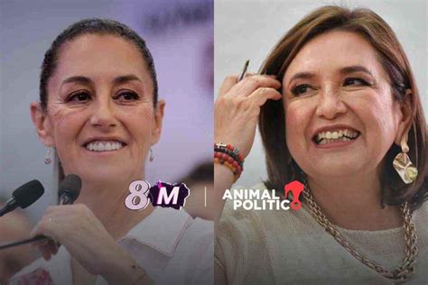 8 De Marzo Claudia Sheinbaum Y Xóchitl Gálvez Candidatas A La