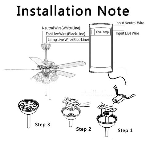 V Ceiling Fan Remote Control Kit Smart Remote Control For Ceiling