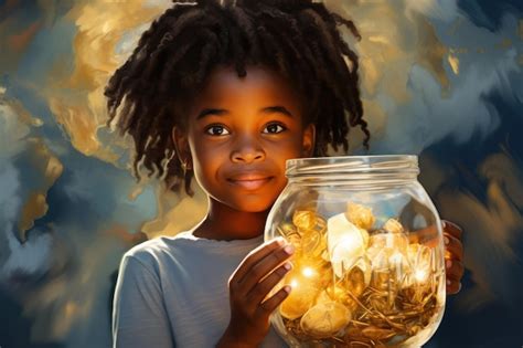 Premium Ai Image International Day Of Charity Concept Africanamerican