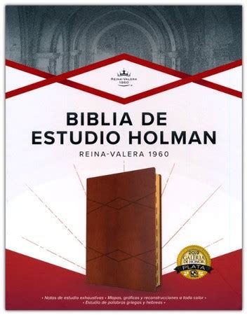 Rvr Biblia De Estudio Holman Caf S Mil Piel Con Ndice Holman