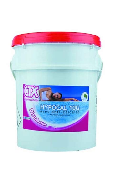 Produits Chimiques Pour Piscines Ctx Hypocal D Sinfection Au Chlore