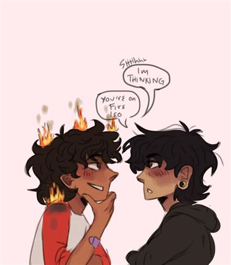 Leo And Nico In 2024 Percy Jackson Comics Percy Jackson Funny Percy