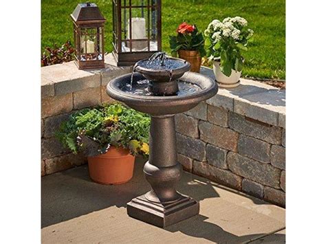 Smart Solar 24260RM1 Chatsworth 2 Tier Solar On Demand Fountain Oiled