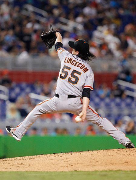 Tim Lincecum Photo San Francisco Giants V Miami Marlins