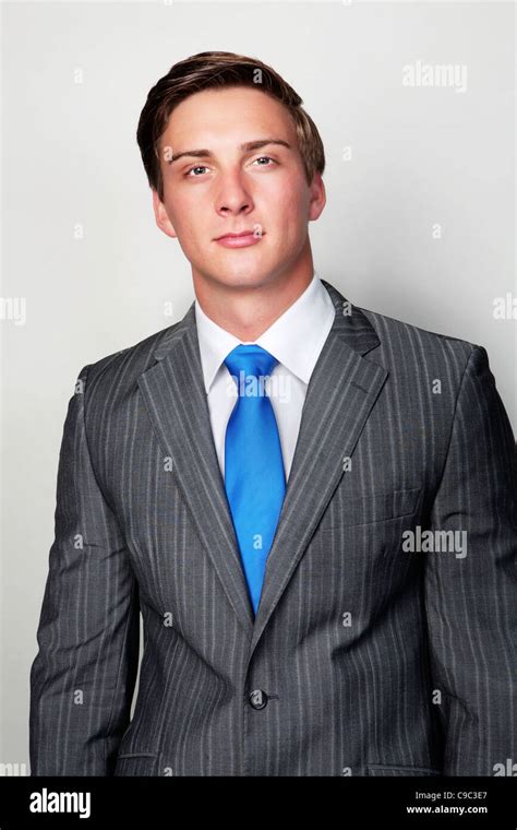 good looking man in a business suit Stock Photo - Alamy