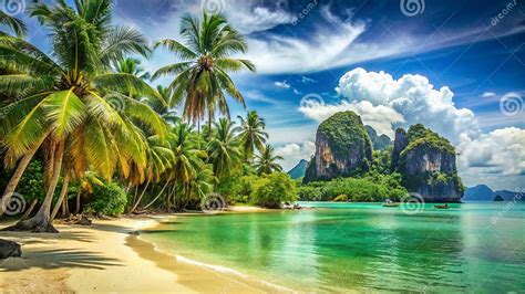 Discover the Beauty of Palm Fringed Beaches and Exotic Islands in Thailand AI-Generated Content ...