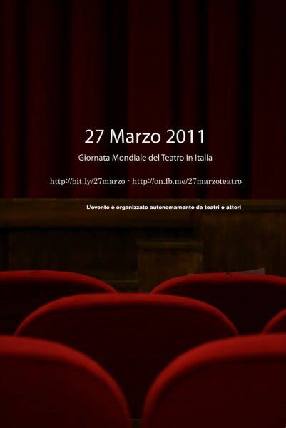 Lettera Ai Teatri Ed Ai Teatranti Italiani Organizzate Il Marzo Una