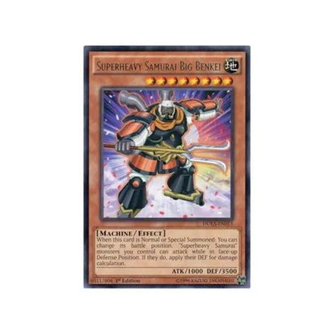 Yu Gi Oh Superheavy Samurai Big Benkei Rare Frete Incluso MercadoLivre