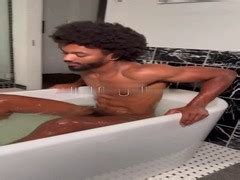 Sexy Hung Black Dude Naked In The Tub ThisVid