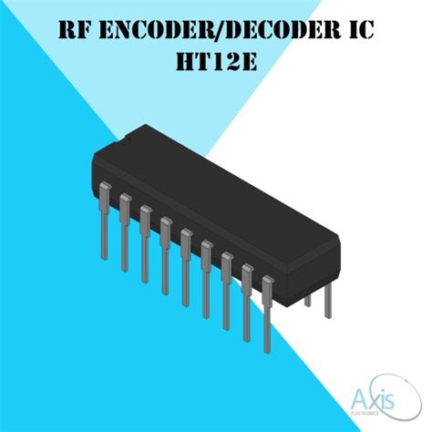 RF Encoder/Decoder IC HT12E | Axis Electronics