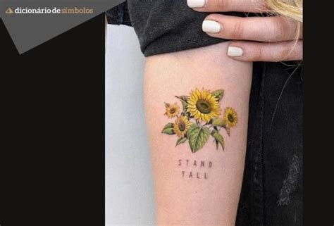 Tatuagem Girassol Frase Confira Uma Sele O Incr Vel Modelos Hot