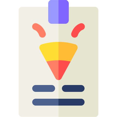 Poster Basic Rounded Flat icon 