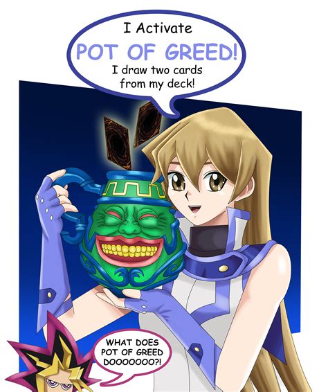 Pot of Greed Artwork I did. : r/yugioh