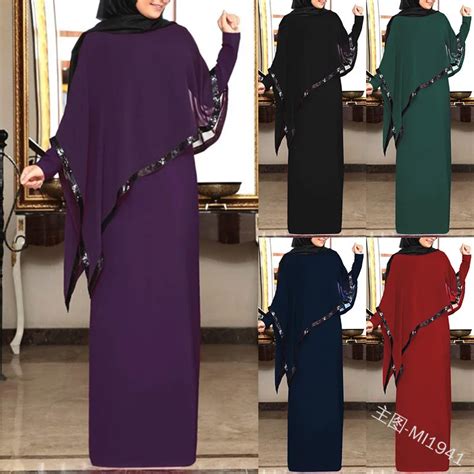 Kimono Abaya Musulm N De Gasa Para Mujer Hijab Rabe Dub I Caft N