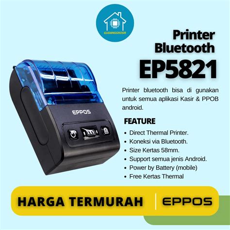 Jual Printer Bluetooth Portable Eppos Ep Mm Shopee Indonesia