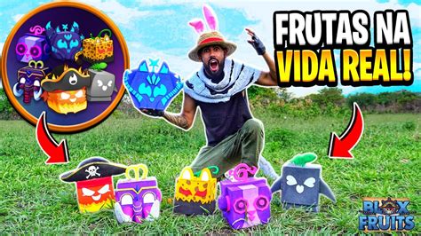 Todas As Frutas Do Blox Fruits Na Vida Real Youtube