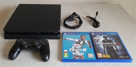 Konsola PlayStation PS4 Slim 1TB Pad Kable Gry Kielce Kup Teraz Na