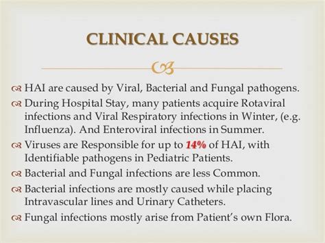 Hospital acquired infection