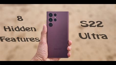 Top 8 Samsung Galaxy S22 Ultra Hidden And Most Advanced Features Youtube