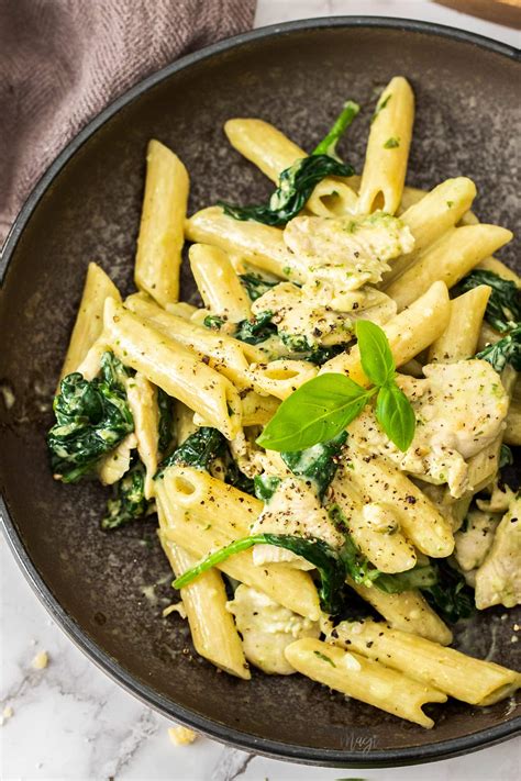 Chicken And Spinach Pasta Sugar Salt Magic