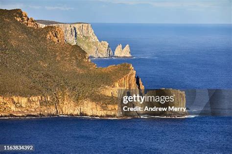 Coastline Landscape With High Sea Cliffs Headlands Capes And Blue Ocean